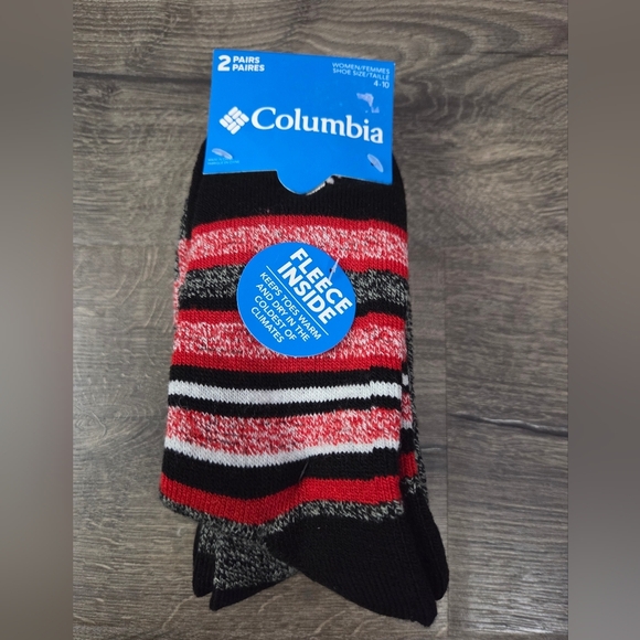 Columbia Women's Thermal Socks 2pk NEW - Picture 1 of 5